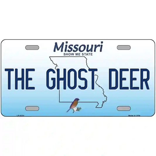 The Ghost Deer Missouri Metal Sign