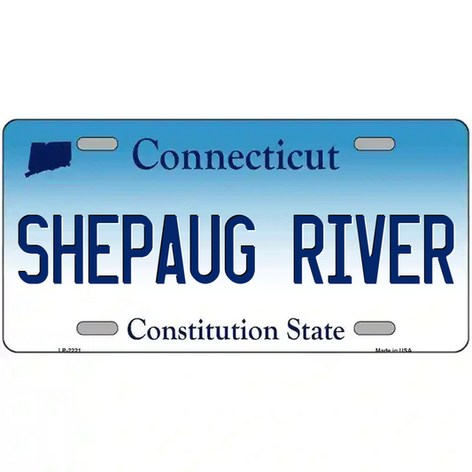 Shepaug River Connecticut Metal Sign