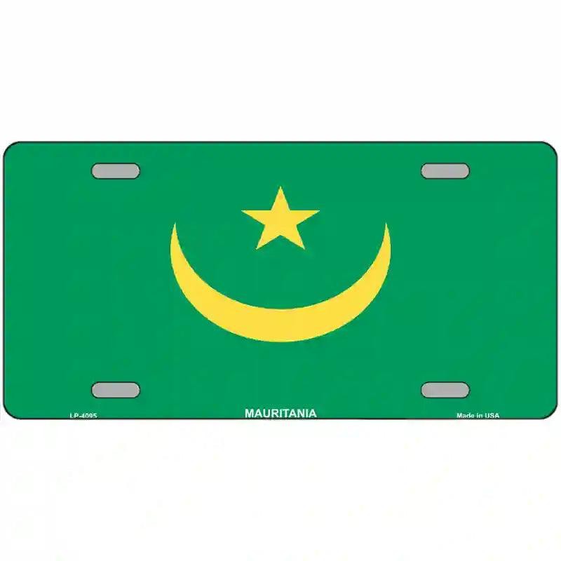 Mauritania Flag Metal sign