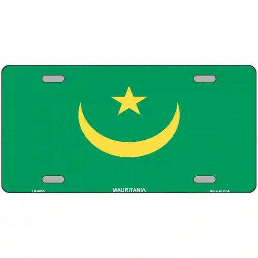 Mauritania Flag Metal sign