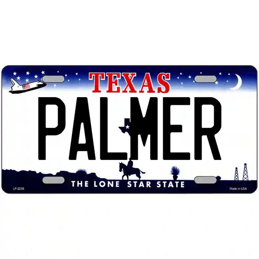 Palmer Texas Metal Sign