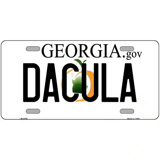 Dacula Georgia Metal Sign