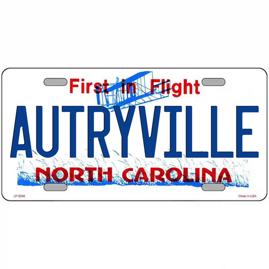 Autryville North Carolina Metal Sign