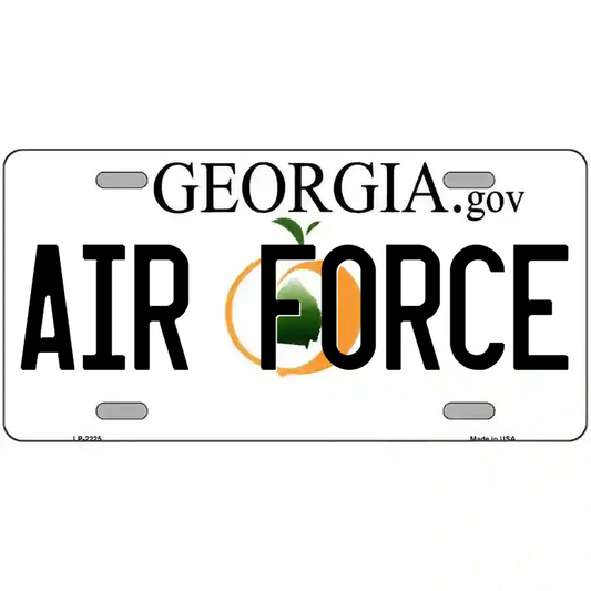 Air Force Georgia Metal Sign