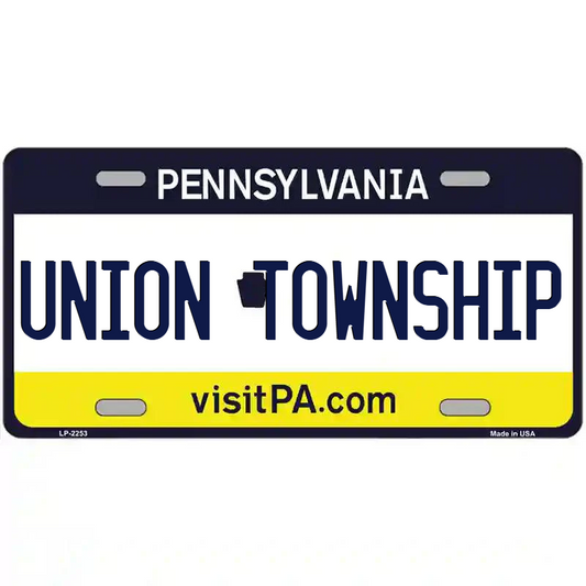 Union Township Pennsylvania Metal Sign