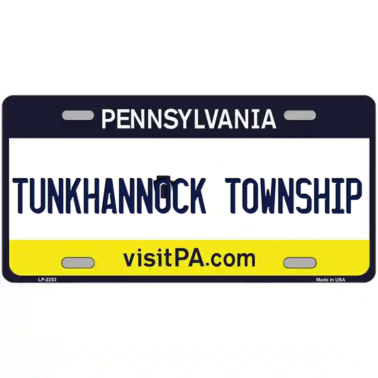 Tunkhannock Township Pennsylvania Metal Sign