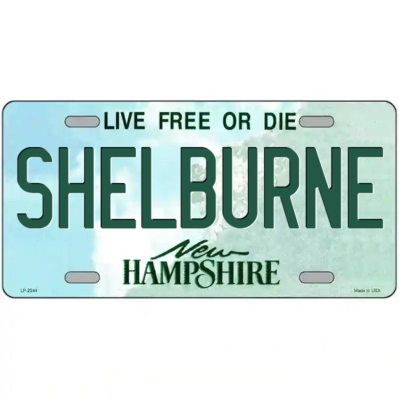 Shelburne New Hampshire Metal Sign