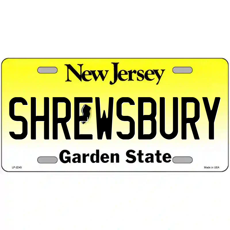 Shrewsbury New Jersey Metal Sign