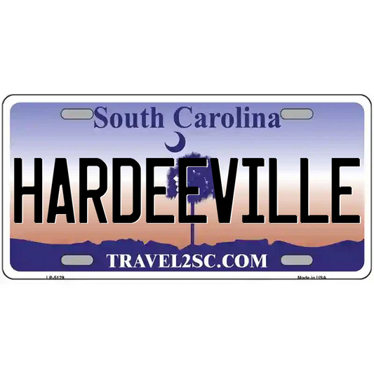 Hardeeville South Carolina Metal Sign