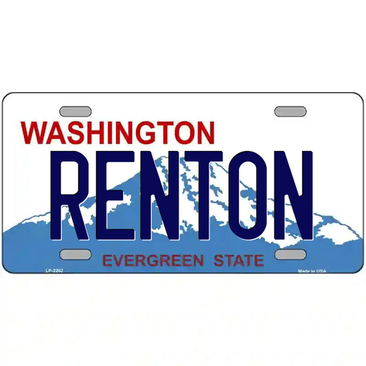 Renton Washington Metal Sign