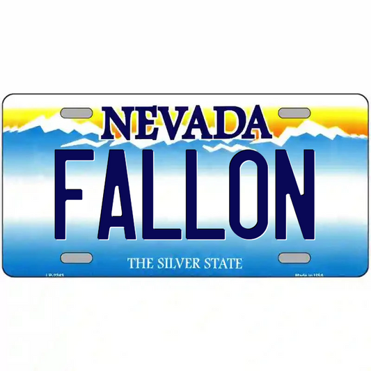 Fallon Nevada Metal Sign