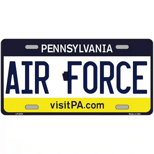 Air Force Pennsylvania Metal Sign