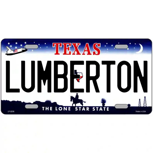 Lumberton Texas Metal Sign