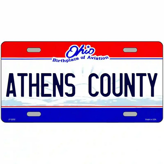 Athens County Ohio Metal Sign