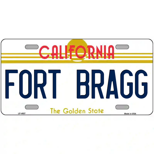 Fort Bragg California Metal Sign