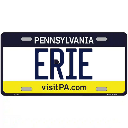Erie Pennsylvania Metal Sign