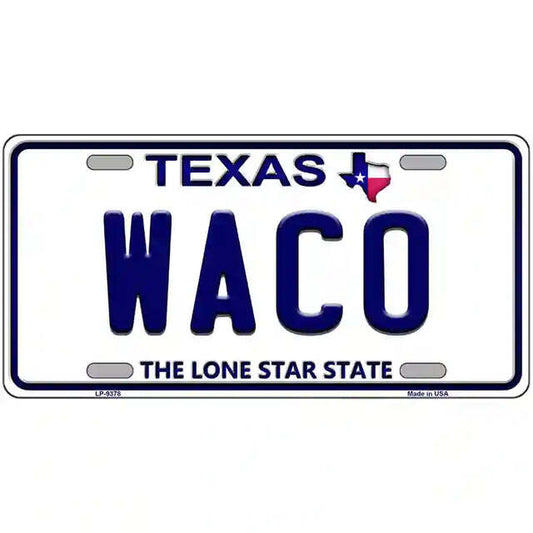 Waco Texas Metal Sign