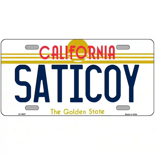 Saticoy California Metal Sign