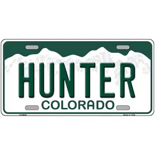 Hunter Colorado Metal Sign