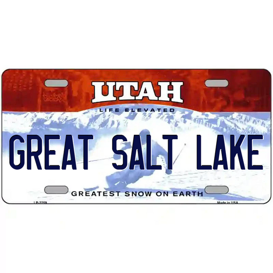 Great Salt Lake Utah Metal Sign