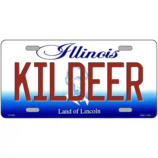 Kildeer Illinois Metal Sign