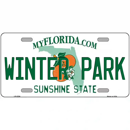 Winter Park Florida Metal Sign