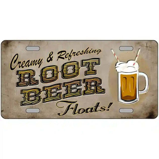 Creamy & Refreshing Root Beer Floats Metal Sign