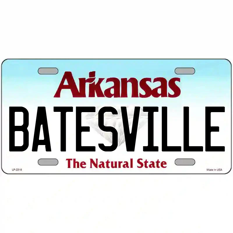 Batesville Arkansas Metal Sign