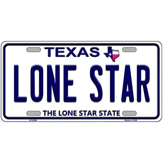 Lone Star Texas Metal Sign