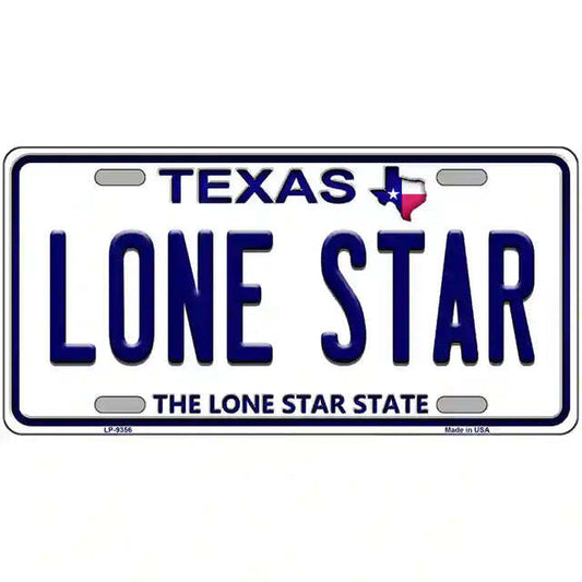 Lone Star Texas Metal Sign