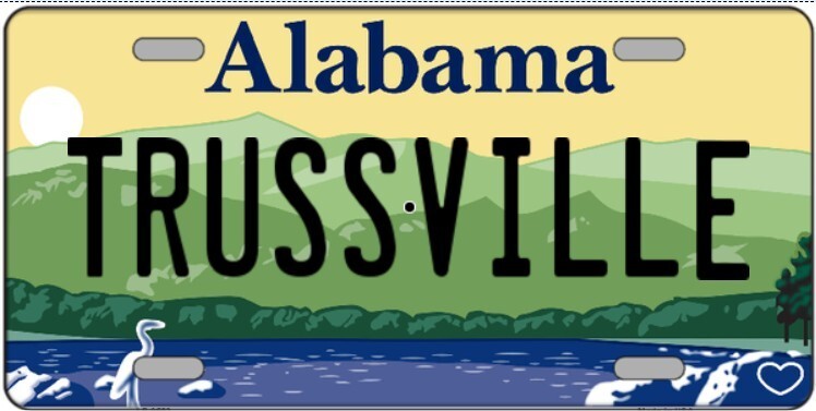 Trussville Alabama Metal Sign
