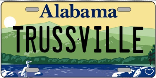 Trussville Alabama Metal Sign