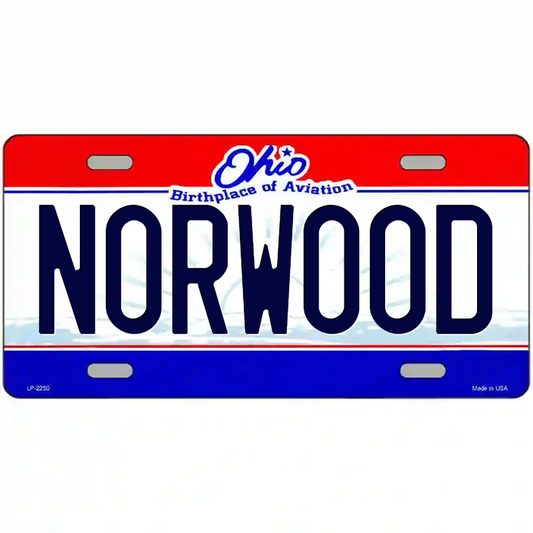 Norwood Ohio Metal Sign