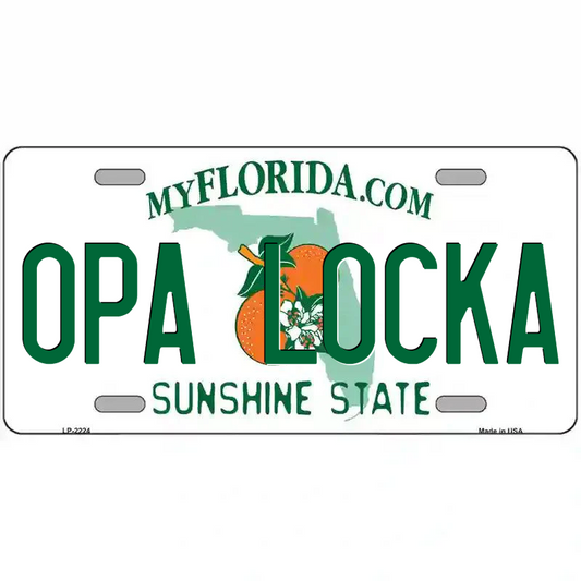 Opa-locka Florida Metal Sign
