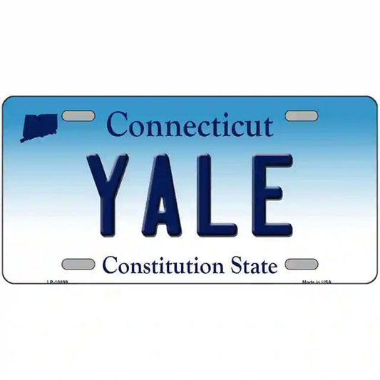 Yale Connecticut Metal Sign