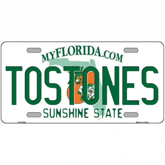 Tostones Florida Metal Sign