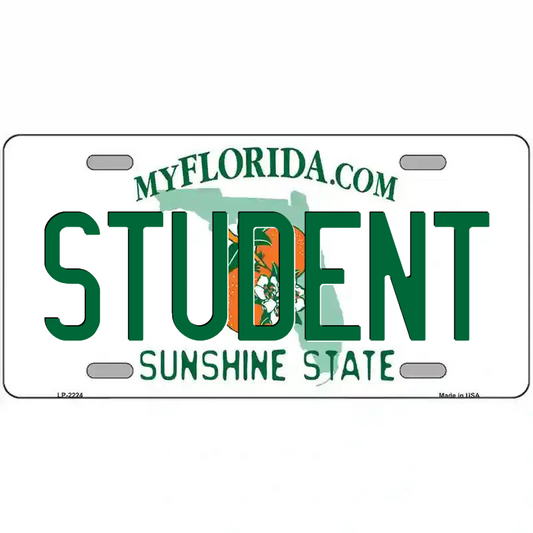 Student Florida Metal Sign