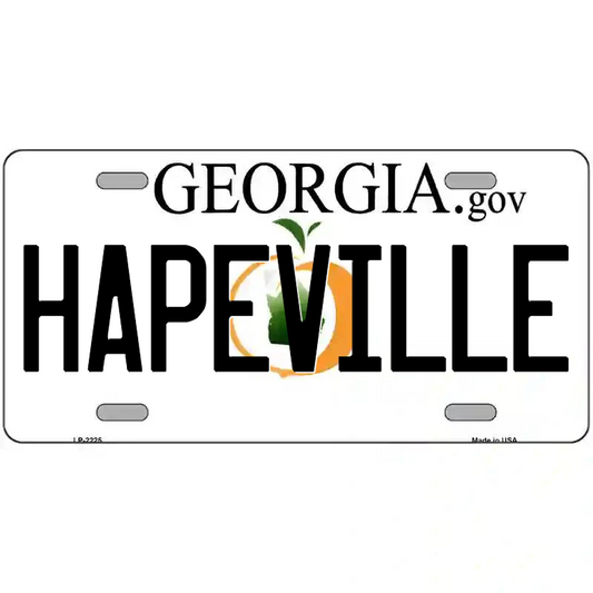 Hapeville Georgia Metal Sign