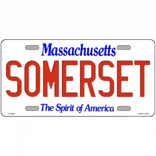 Somerset Massachusetts Metal Sign