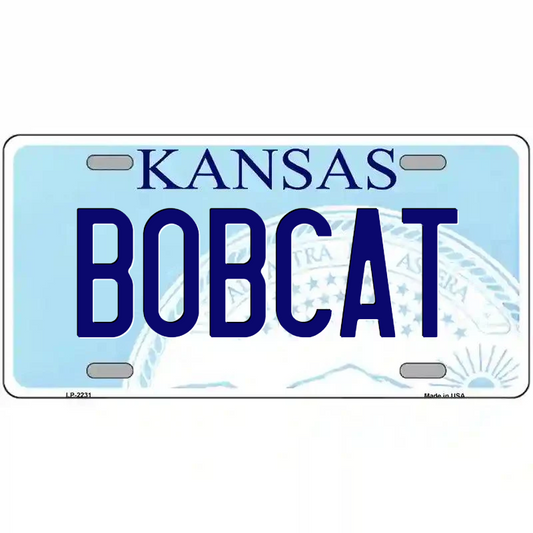 Bobcat Kansas Metal Sign