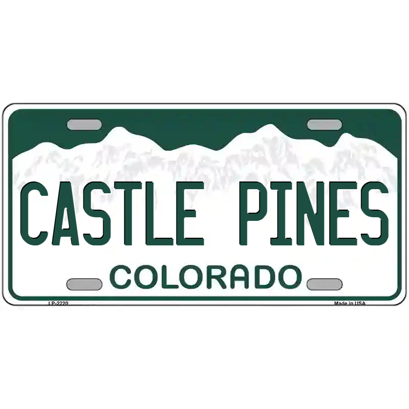 Castle Pines Colorado Metal Sign