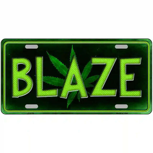 Blaze Metal Sign