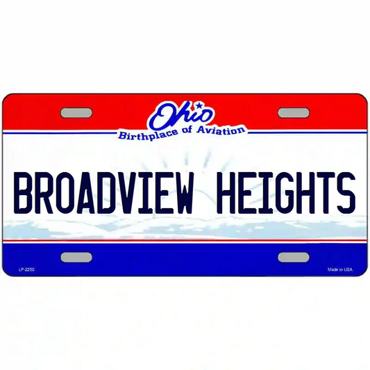 Broadview Heights Ohio Metal Sign