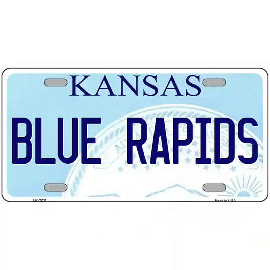 Blue Rapids Kansas Metal Sign