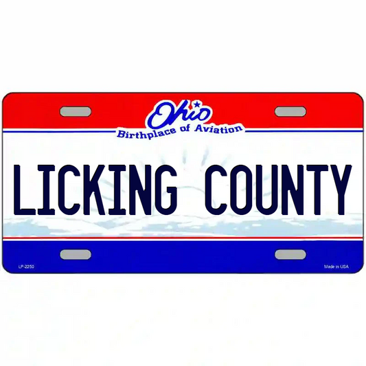 Licking County Ohio Metal Sign