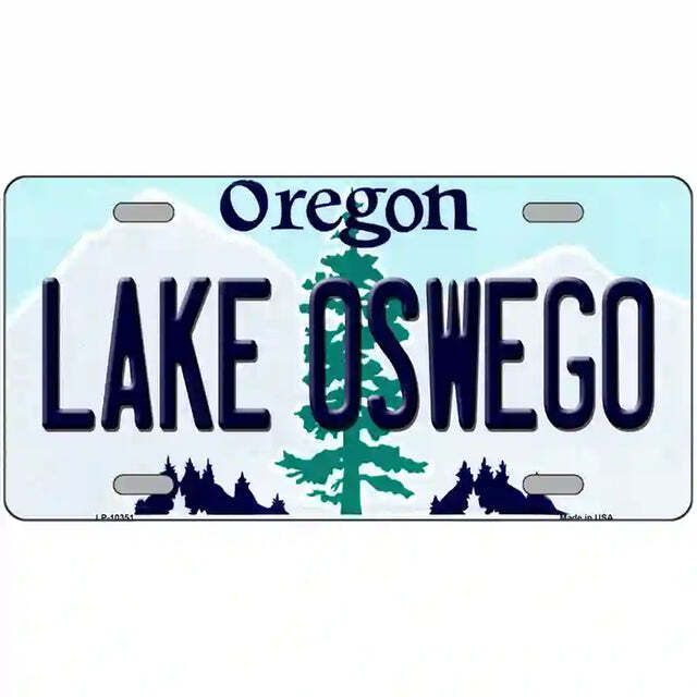 Lake Oswego Oregon Metal Sign