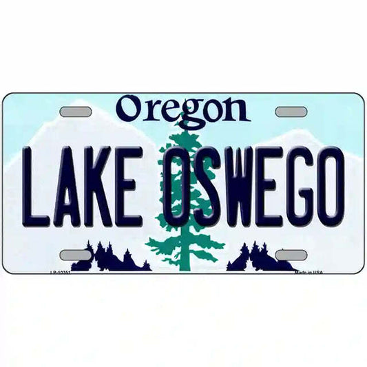 Lake Oswego Oregon Metal Sign