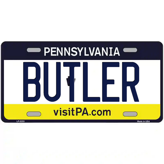 Butler Pennsylvania Metal Sign