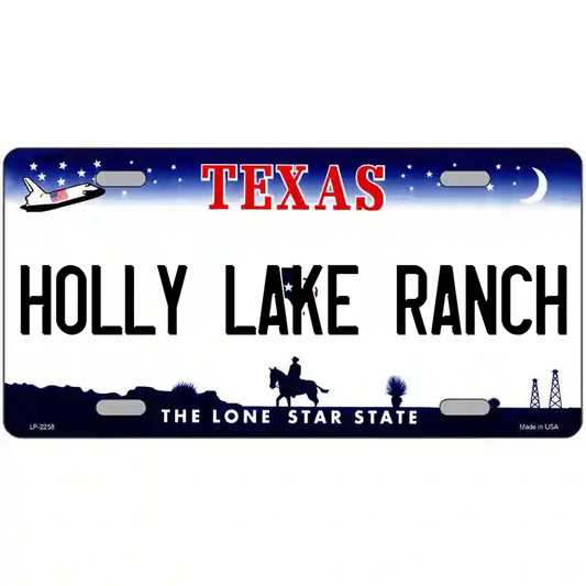 Holly Lake Ranch Texas Metal Sign