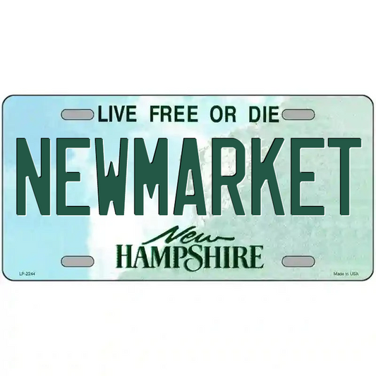 Newmarket New Hampshire Metal Sign
